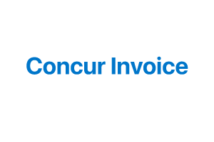 Concur Invoice